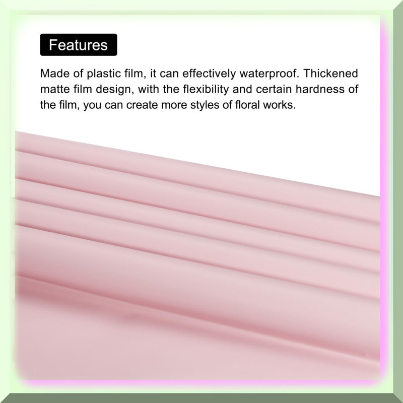 20 Pcs Double Sided Flower Wrapping Paper
