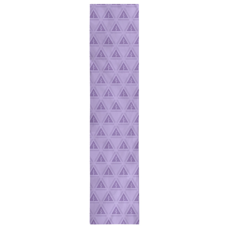 Chemin de table d’arbre minimaliste classic Barbra, 16 po x 90 po, Mauve