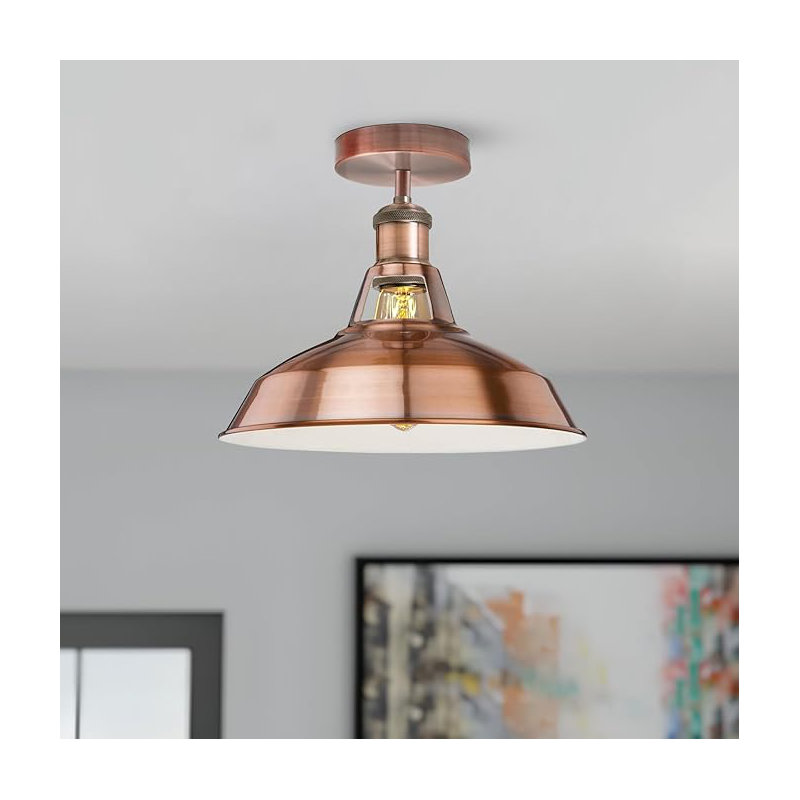 Semi Flush Mount, Copper