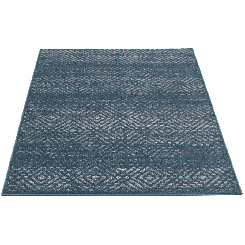 Tapis à motif géométrique Salih, Rectangle 7 pi 10 po x 10 pi 2 po