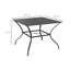 Grantsburg Square Metal Outdoor Dining Table With Umbrella Hole , 94cm cm W 94cm cm D-1600143320