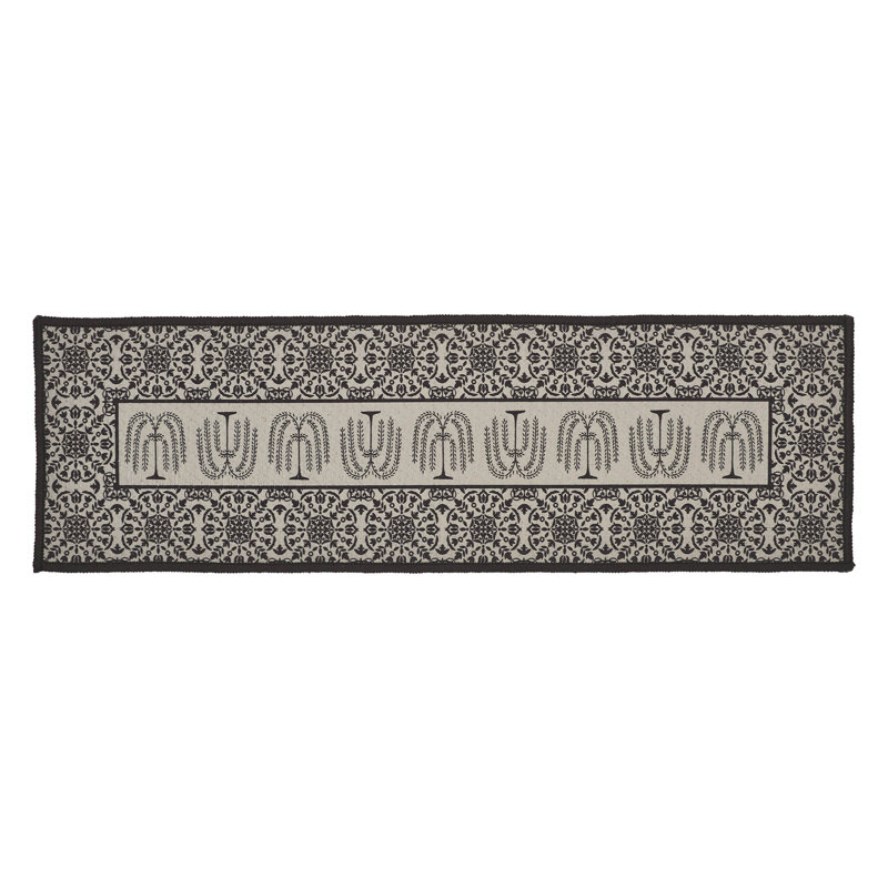   Tapis d'escalier antidérapant Custom House, Noir / brun clair