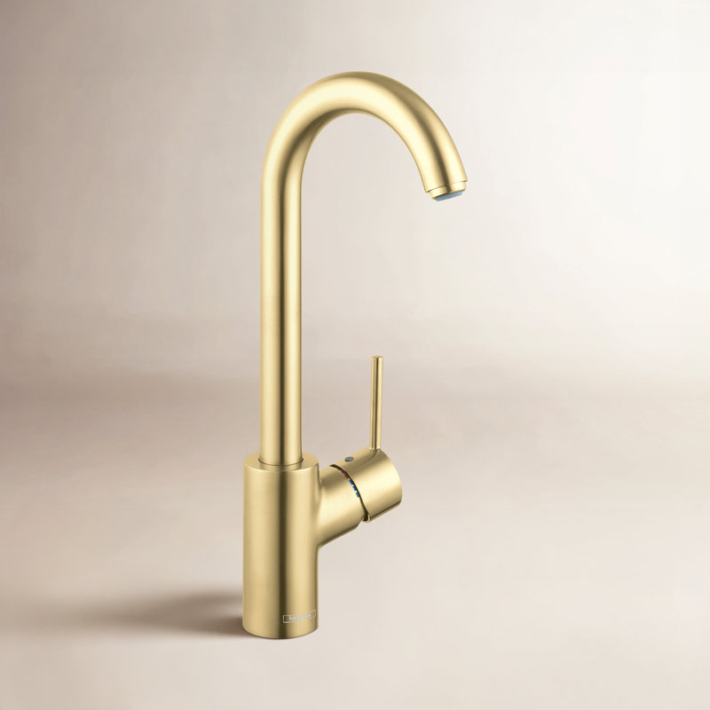 Talis S Single Handle Kitchen Faucet, Brushed Gold Optic