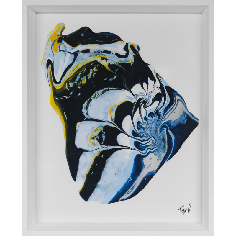 Paint Pools 8 Print by Kyle Goderwis, 17" H x 15" W