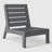 Deep Seating Armless Chair With Cushions-477241490-477241489