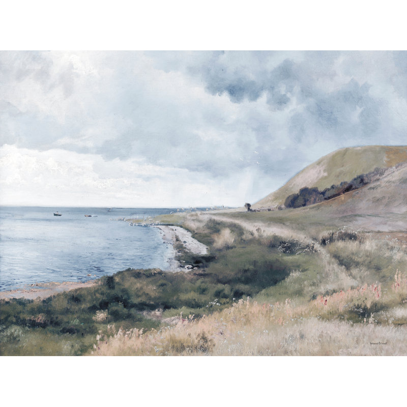 " Hilltop Ocean View " by Lettered & Lined, 24" H x 36" W x 1.25"D