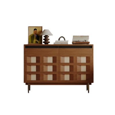 Coffre de rangement en bois antique