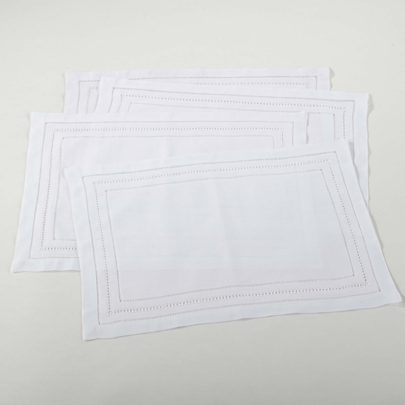 Galucia Collection Embroidered Square Napkin, 20" W x 20" L
