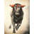Bull Running - Framed Canvas for Man Cave Home Decor