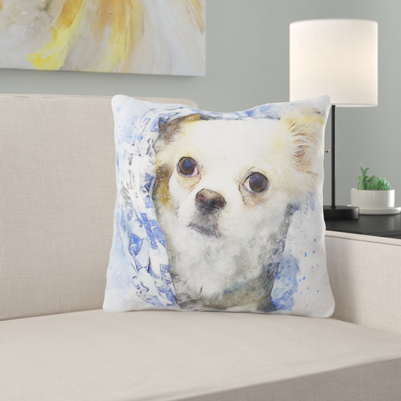 Coussin pour chien Burgin, Microsuède, Intérieur