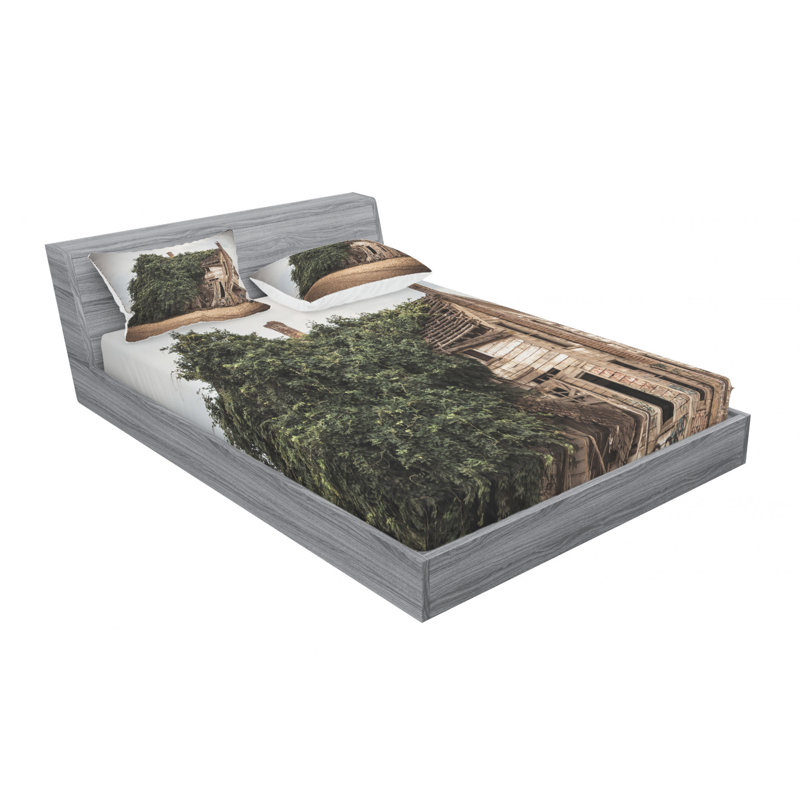 Microfiber Sheet Set, Queen Sheet Set with Fitted Sheet