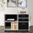 Alday 35"W 3-Tiers Storage File Cabinet with locking Drawers & Casters-785201439