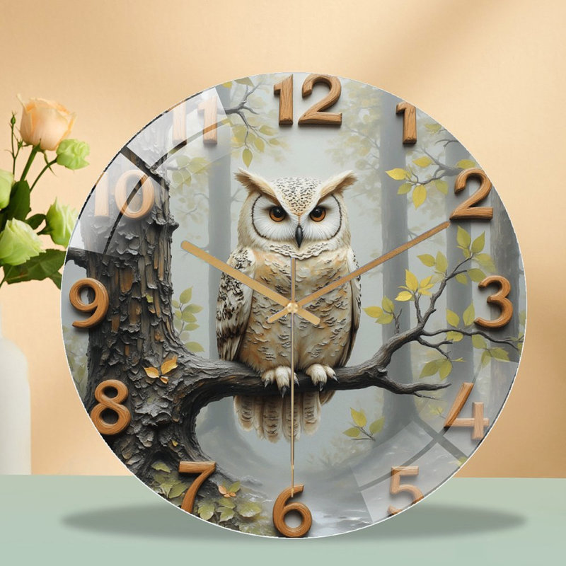 Horloge murale Owl