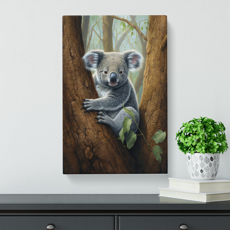 Koala Bear Symbolism No.2 - Print, 50cm H x 35cm W x 3cm D