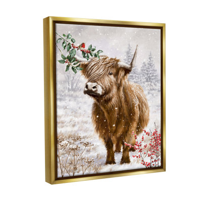 " Cattle With Winter Berries " by Ian Saxton