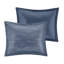 Ensemble de literie chic en bleu marine, édredon en microfibre, style moderne pour la maison