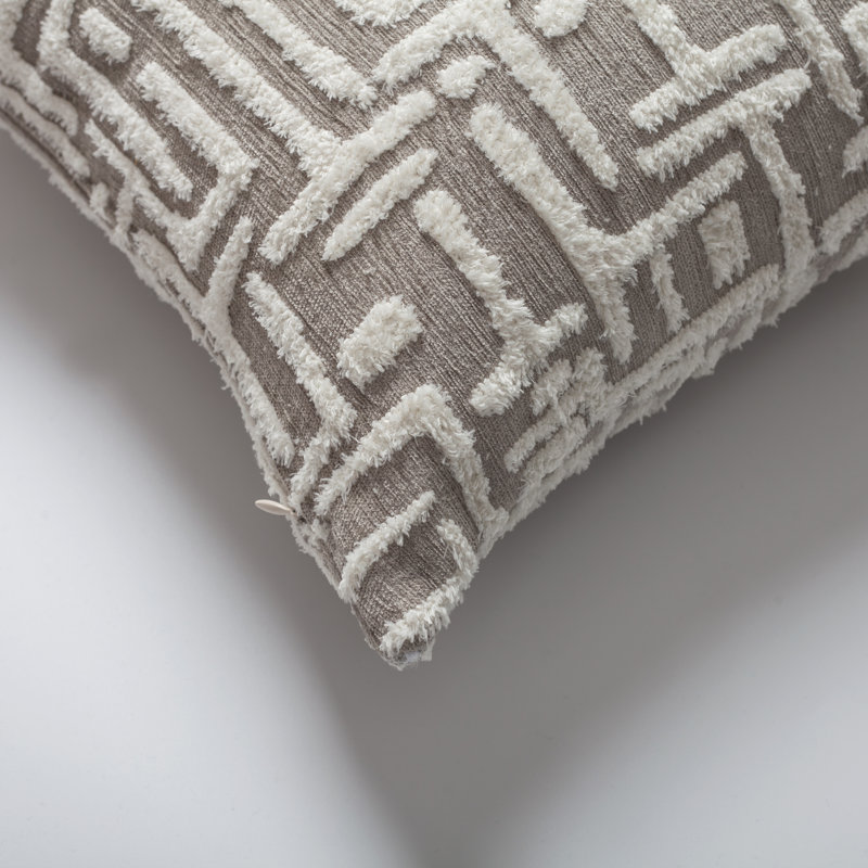 Nishank Indoor / Outdoor Square Euro Cushion, Beige