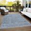 Tapis bleu intérieur / extérieur lavable à la machine Xhevrie-1542441595