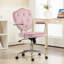 Mignon chaise de bureau à domicile, chaise de bureau d'ordinateur avec capitonnage à boutons, VaniChair pivotant-1035681994-1010820932