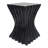 Outdoor Side Table,Wave Design End Table,Decorative Accent Table,Lightweight Concrete Patio Garden Stool Table For Patio Balcony Beach Pool Side,Black Color-1624720527