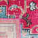 Felty Oriental Fuchsia / Blue Area Rug