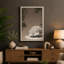 Sleeping Fox In Snow Scandinavian - Print-136790719-136790717