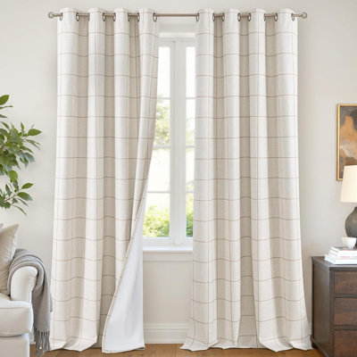 Rideaux occultant et isolant Plaid