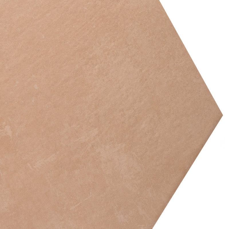 Argillos Hex 20-1/2 In. X 23-5/8 In. Porcelain Floor And Wall Tile, Light Brown
