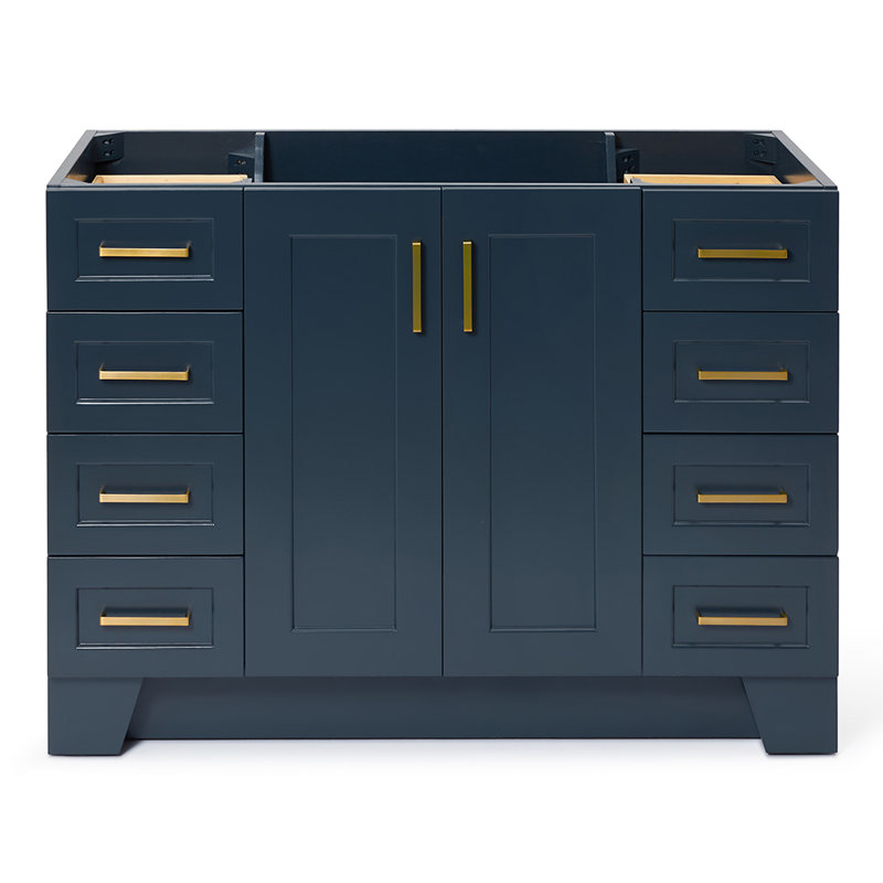 48" Single Bathroom Vanity Base Only, Midnight Blue