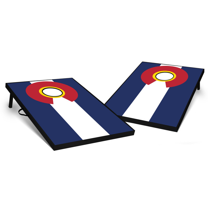 2' X 3' Colorado State Flag Tailgate Size Cornhole Set