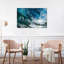 The Wave 1 Piece Wrapped Canvas Painting-709638177