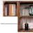 Chinese style solid wood multi-layer bookcase