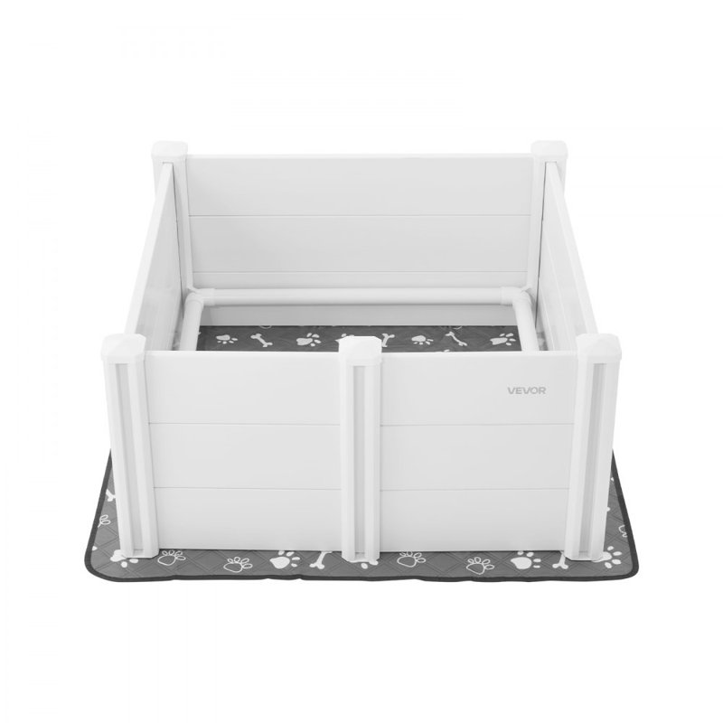 Plastic Exercise Pen With Door, 50cm H x 98cm W x 98cm D