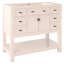 Meuble-lavabo de salle de bain avec lavabo supérieur, armoire à miroir moderne avec barre à serviettes, armoire de rangement pour salle de bain avec 2 portes et 6 tiroirs-1403176599