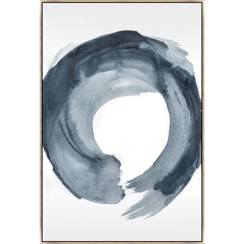 «Esoteric IX» par Jacob Lincoln - Peinture sur toile, H 46,5 po x l 31,5 po P 1,5 po, Couche de verre