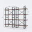 Étagère à livres en acier et bois Marta - 71,06 po x 70,86 po x 12,52 po-131498348-131498347
