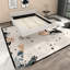 Très grand lit confortable, revêtement en chenille, style maison moderne