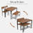 Moorhead 4 - Person Four Leg Dining Set-2023341560-2023341563