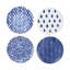 Santorini Handmade Hard Ceramic Salad/Dessert Plate