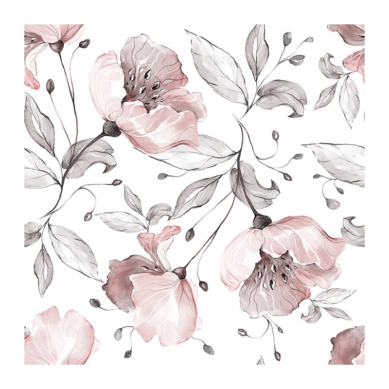 Carlasia 2.5m x 2.5m Matte Peel and Stick Mural, 250 x 250cm