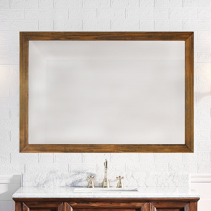 Miroir de salle de bain Claireville, 31,5 po x 45,7 po