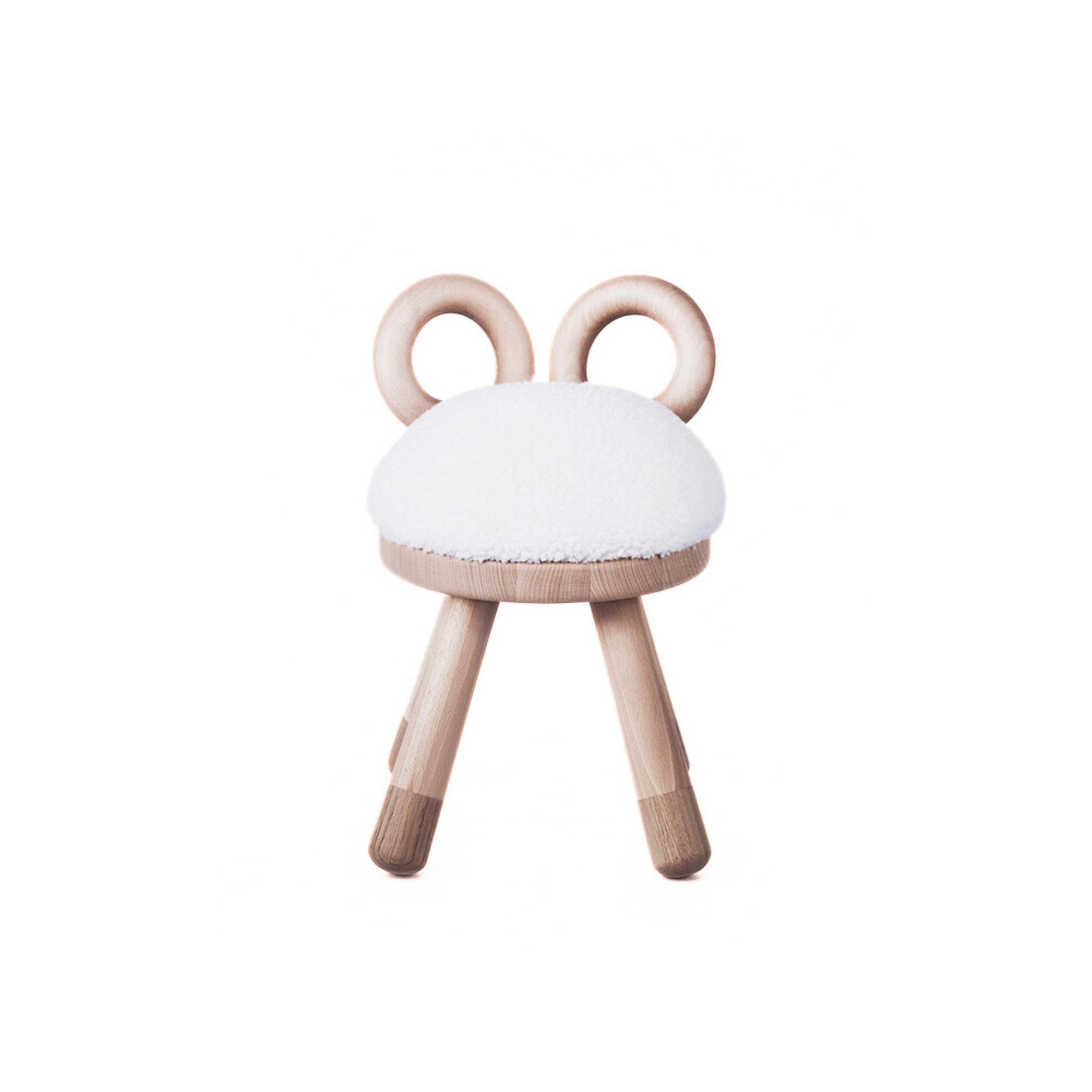 Kids 13'' Wood Novelty Chair and Ottoman