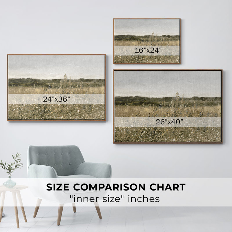 «Vintage Landscape-DCLXVII» sur, Noyer, H 27 po x l 41 po