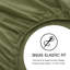 Ensemble de draps-housses extra profonds 100 % coton, 400 fils/cm², convient aux matelas de 45 à 50 cm d'épaisseur.-103180607-106892048