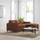 Wade Logan® 2 - Piece Upholstered Sectional & Reviews | Wayfair