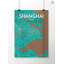 Shanghai City Map 1 Piece Wall Art-297917798