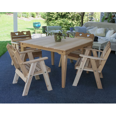 Ensemble repas 5 pièces country hearts Marcus