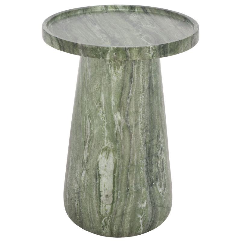 Aurielle Accent Table, Green Marble