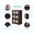 Folding Storage Cabinet ,4 Tiers,Collapsible Storage Bins With Magnetic Door, Plastic Storage Cabinet With Wheels-1429040176