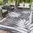 Outdoor Waterproof Reversible Rug – Modern Grey White Plastic Patio Carpet, Heavy Duty, UV Resistant, Easy Clean, Washable – For Garden, Deck, Backyard, Poolside – 9x18ft-1773513064-1773513067
